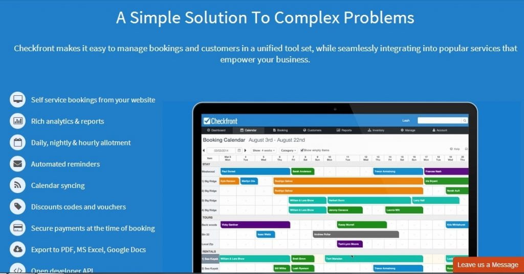 Checkfront & Xero Online Accounting
