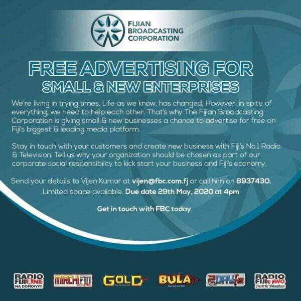 FBC offer Free Advertising For Small & New Enterprises in Fiji - Resort ...
